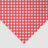 Country Chic Picnic Red Gingham Patroon Tissuepapier (Detail)
