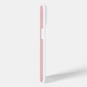 Country Chic Roze Gestreept Rose Boeket Monogramme Case-Mate iPhone Case (Achterkant / Rechts)