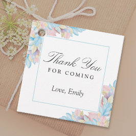 Country Chic Vrijgezellenfeest Bedankt voor uw kom Bedankjes Labels