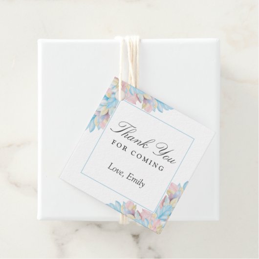 Country Chic Vrijgezellenfeest Bedankt voor uw kom Bedankjes Labels (In situ)