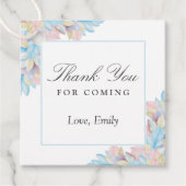 Country Chic Vrijgezellenfeest Bedankt voor uw kom Bedankjes Labels (Voorkant)