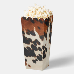 Country Chic Westerne bruiloft Popcorn gunstbox Bedankdoosjes