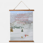 Country Christmas Hangend Wandkleed (Voorkant)