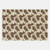 Country Christmas Horses Inpakpapier Vel (Voorkant 2)