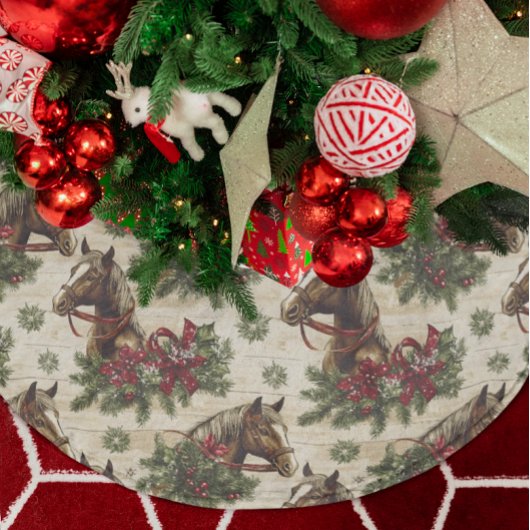 Country Christmas Horses Kerstboom Rok