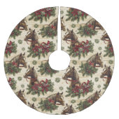 Country Christmas Horses Kerstboom Rok (Voorkant)