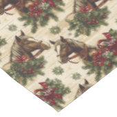 Country Christmas Horses Tafelkleed (Gekanteld)