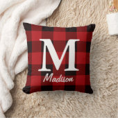 Country Christmas Red buffalo Plaid houthakker Kussen (Deken)
