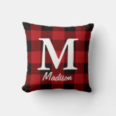 Country Christmas Red buffalo Plaid houthakker Kussen (Voorkant)