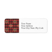 Country Christmas Return Address Label (Voorkant)