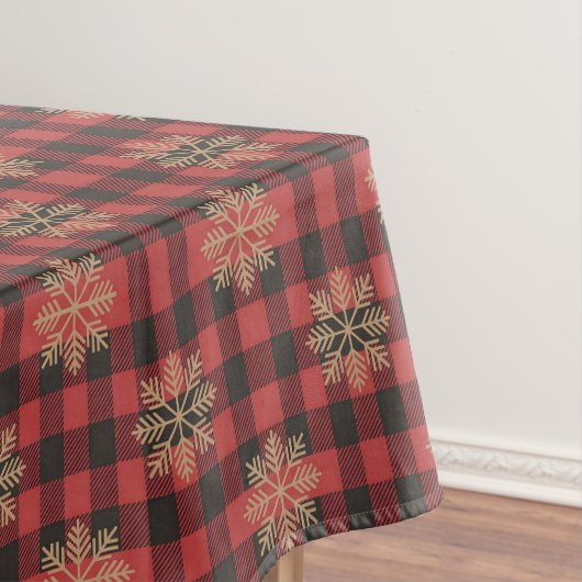 Country Christmas Snowflake Tablecloth Tafelkleed (Voorbeeld)