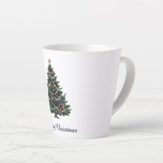 Country Christmas Tree Latte Mok (Rechterhoek)