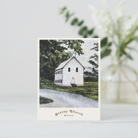 Country Church Briefkaart (Staand voorkant)