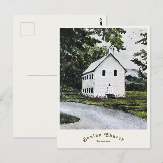 Country Church Briefkaart (Voorkant / Achterkant)