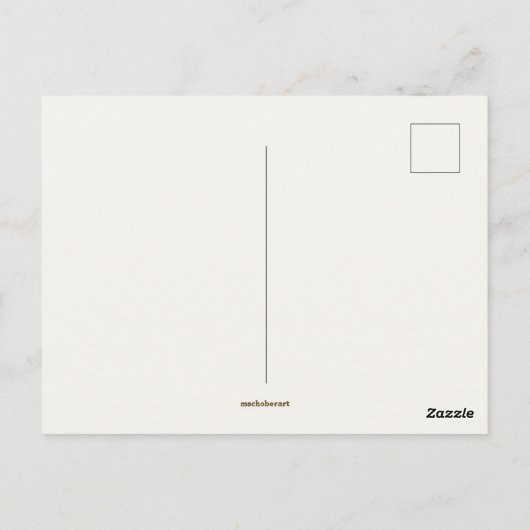 Country Church Briefkaart (Achterkant)