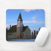 Country Church Mousepad Muismat (Met muis)