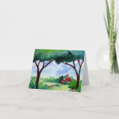 Country Church Note Kaart (Voorkant)