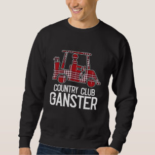 Country Club Gangster Golf Cart Pset Golfing Spor Trui