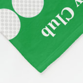 Country Club Golf Cart Fleece Blanket (Hoek)