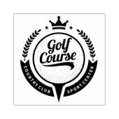 Country Club Golfbaan Rubberstempel (Afrduk)