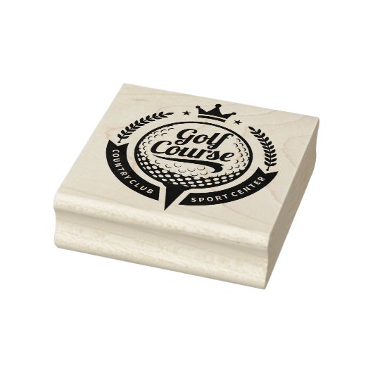 Country Club Golfbaan Rubberstempel (Stempel)