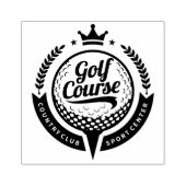 Country Club Golfbaan Rubberstempel (Afrduk)