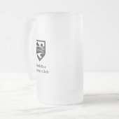 Country Club Logo Frosted Beer Glass Matglas Bierpul (Voorkant links)