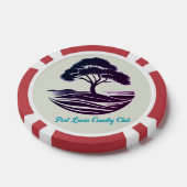 Country Club Logo Pokerchip (Enkel)