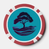 Country Club Logo Pokerchip (Achterkant)