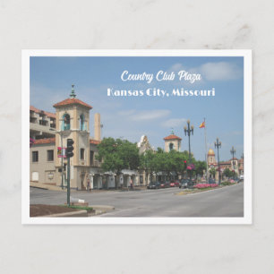 Country Club Plaza, Kansas City, Missouri Foto Briefkaart