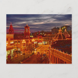 Country Club Plaza Lights, Sunset, Kansas City, MO Briefkaart