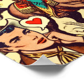  Country Comics illustratie Poster (Hoek)