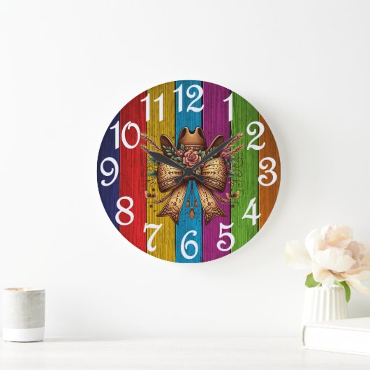 Country Coquette Bow Grote Klok (Huis)