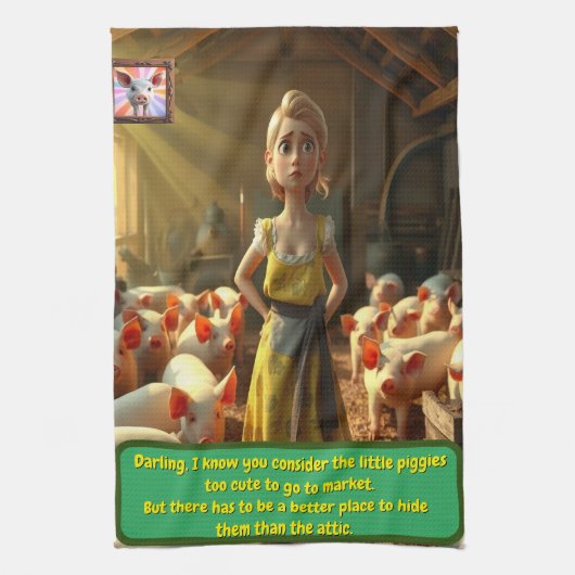 Country Cosy Keuken Handdoek (Verticaal)