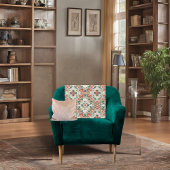 Country Cottage Bloemenpatroon Fleece Deken