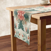 Country Cottage Bloemenpatroon Korte Tafelloper