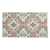 Country Cottage Bloemenpatroon Kussensloop (Achterkant)