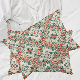 Country Cottage Bloemenpatroon Kussensloop