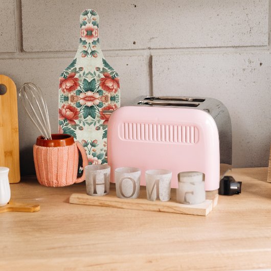 Country Cottage Bloemenpatroon Snijplank