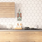 Country Cottage Bloemenpatroon Snijplank