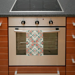 Country Cottage Bloemenpatroon Theedoek