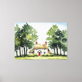 Country cottage Canvas Afdruk
