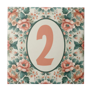 Country Cottage Floral  Tegeltje