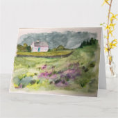 Country Cottage Kaart (Gele Bloem)