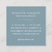 Country Cottage Kitchen | Stationair intern startp Vierkante Visitekaartje (Achterkant)