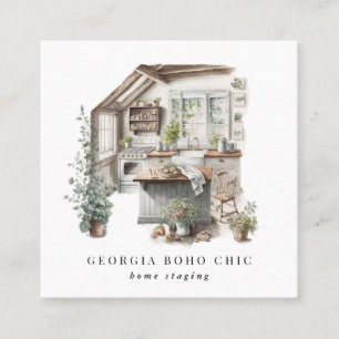 Country Cottage Kitchen   Stationair intern startp Vierkante Visitekaartje