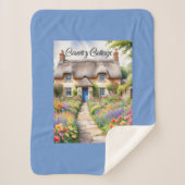 "Country Cottage" Sherpa Deken (Voorkant)