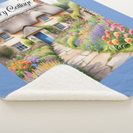 "Country Cottage" Sherpa Deken