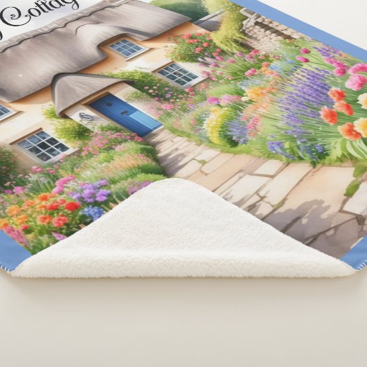 "Country Cottage" Sherpa Deken (3/4)