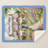 "Country Cottage" Sherpa Deken (Voorkant (horizontaal))